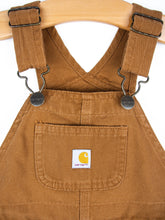 Load image into Gallery viewer, Carhartt Brown Dungaree Shorties - Age 18 months
