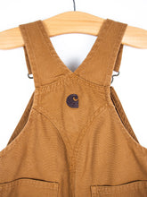 Load image into Gallery viewer, Carhartt Brown Dungaree Shorties - Age 18 months
