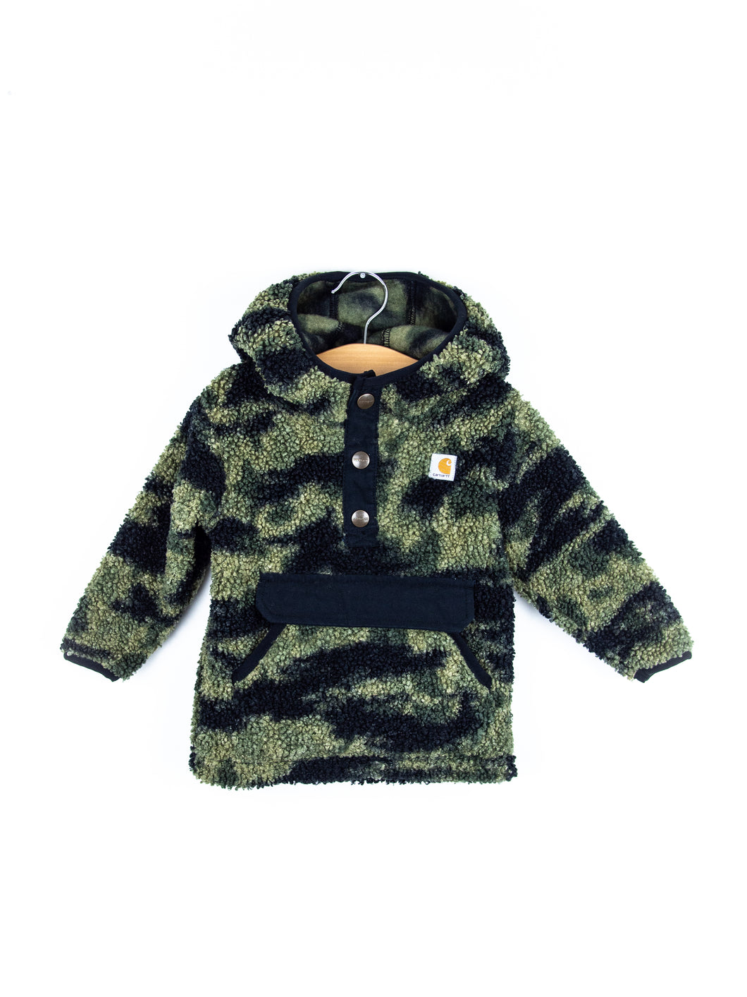 Carhartt Camo Teddy Fleece Hoody - Age 12 months