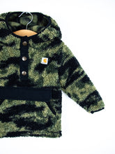 Load image into Gallery viewer, Carhartt Camo Teddy Fleece Hoody - Age 12 months
