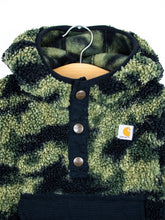Load image into Gallery viewer, Carhartt Camo Teddy Fleece Hoody - Age 12 months
