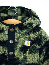 Load image into Gallery viewer, Carhartt Camo Teddy Fleece Hoody - Age 12 months
