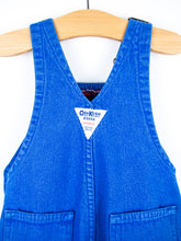 Load image into Gallery viewer, Osh Kosh Vintage Cobalt Dungarees - Age 9 months
