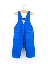 Load image into Gallery viewer, Osh Kosh Vintage Cobalt Dungarees - Age 9 months
