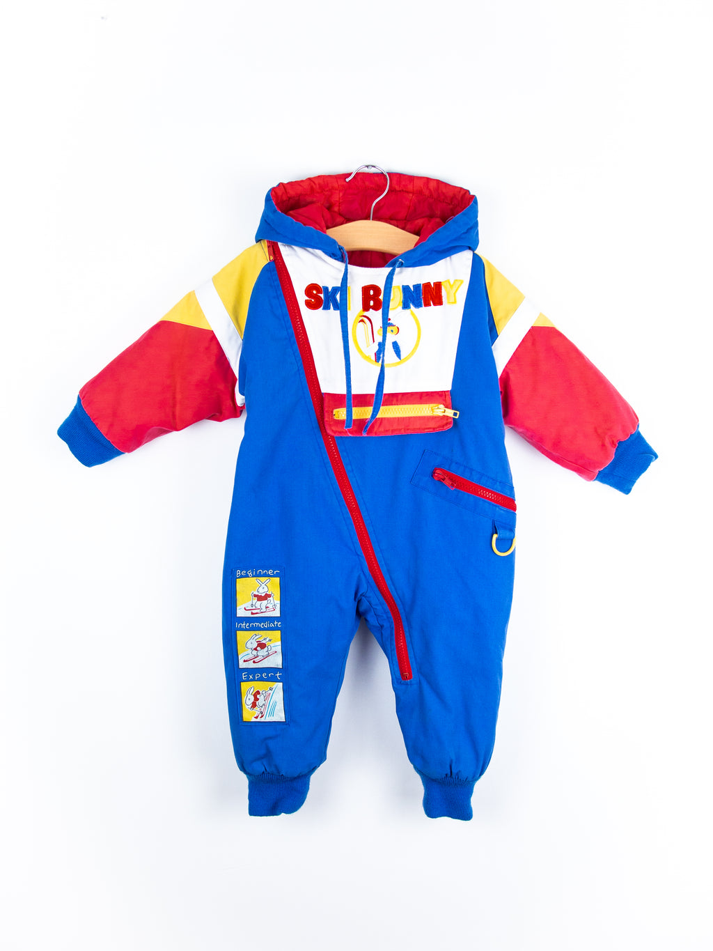 Vintage Ski Bunny Snowsuit - Age 18 months