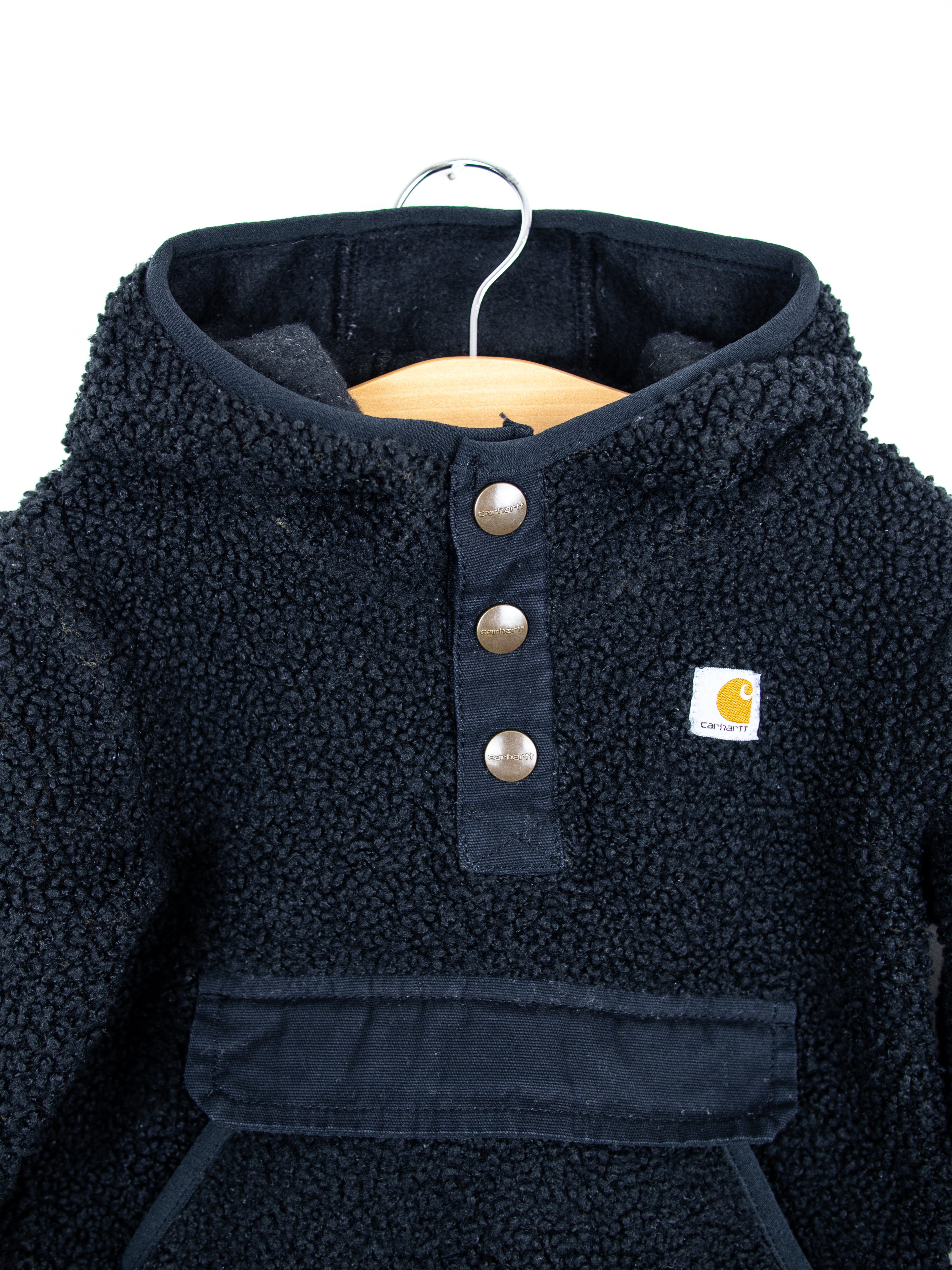 Carhartt Black Teddy Fleece Hoody - Age 9 months