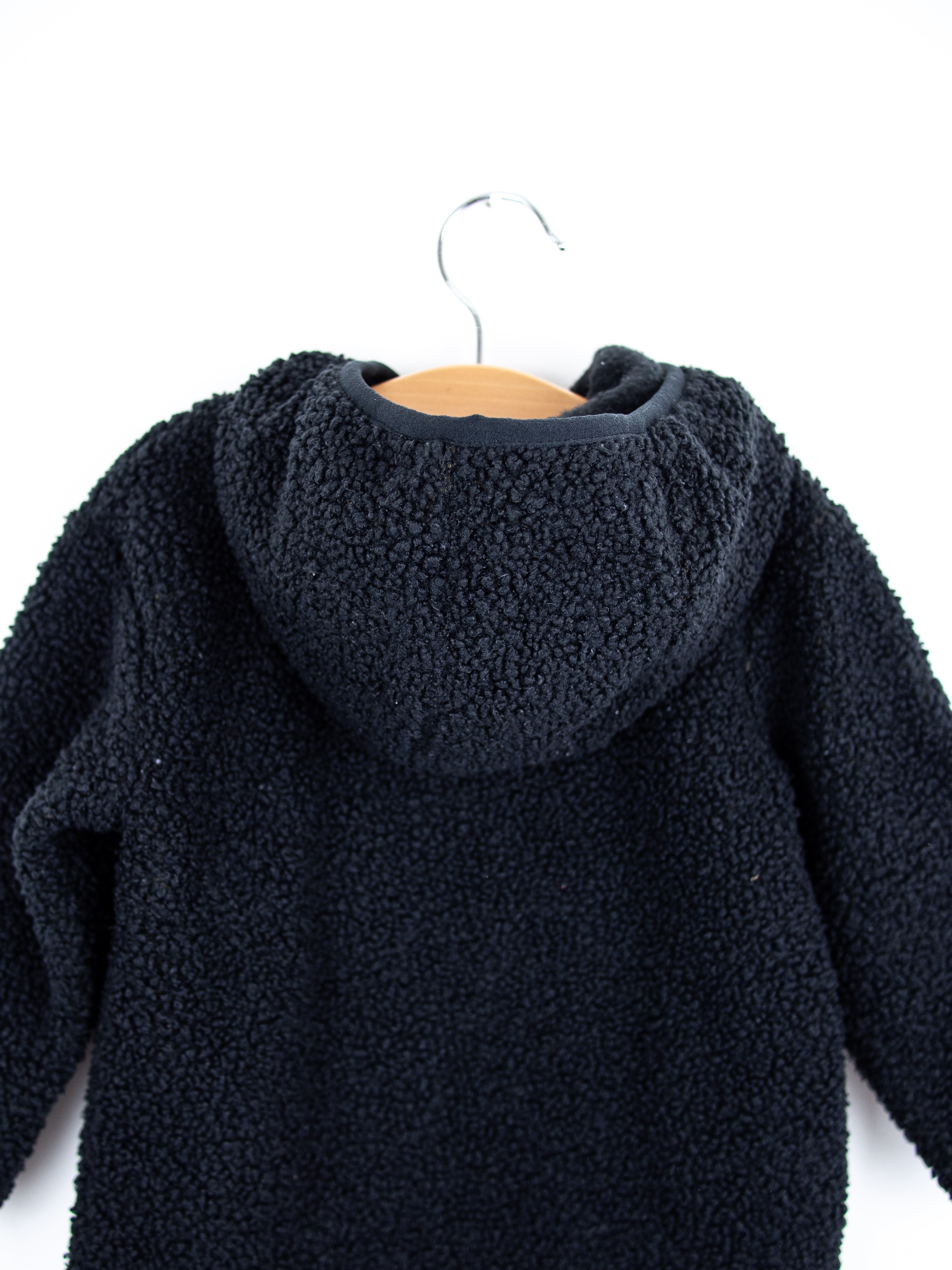 Carhartt Black Teddy Fleece Hoody - Age 9 months