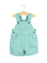 Load image into Gallery viewer, Carhartt Jade Dungaree Shorties - Age 12-18 months
