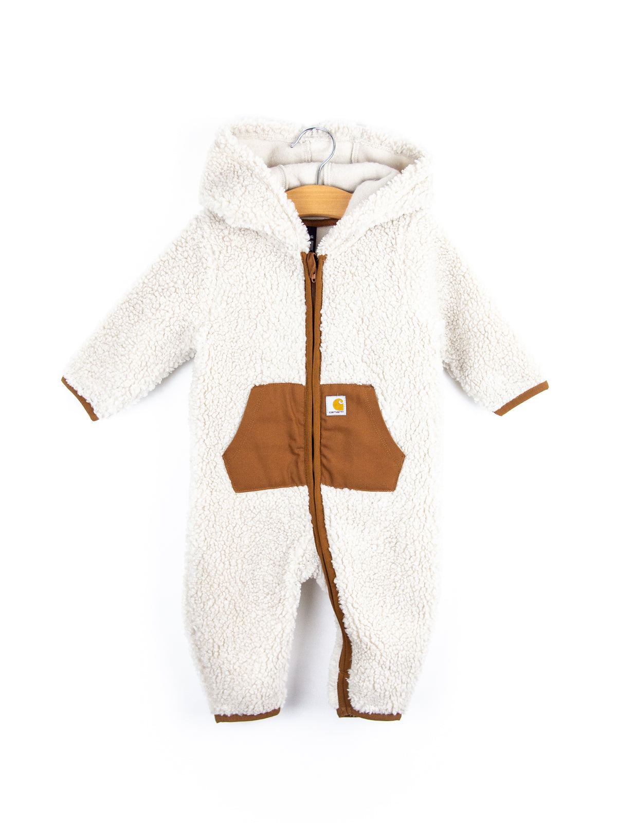Carhartt Rare Cream Teddy Fleece Snowsuit - Age 3-6 months