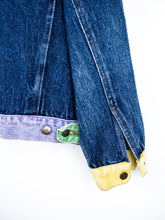 Load image into Gallery viewer, Vintage Colour Block Denim Jacket - Age 13-14 years
