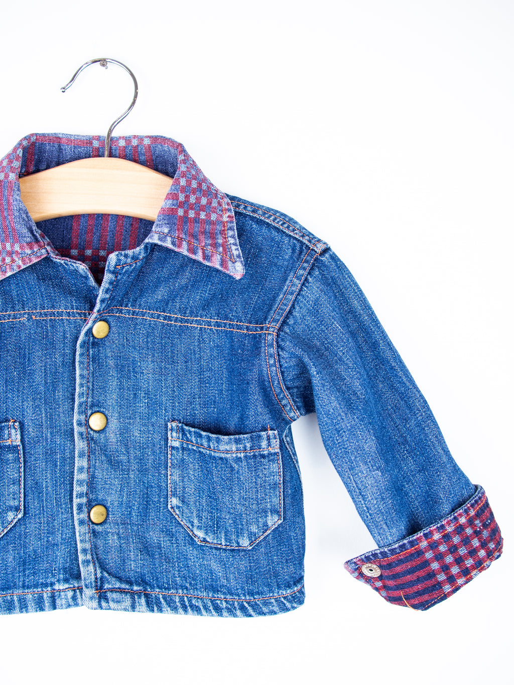 Vintage Denim Chore Jacket - Age 9 months