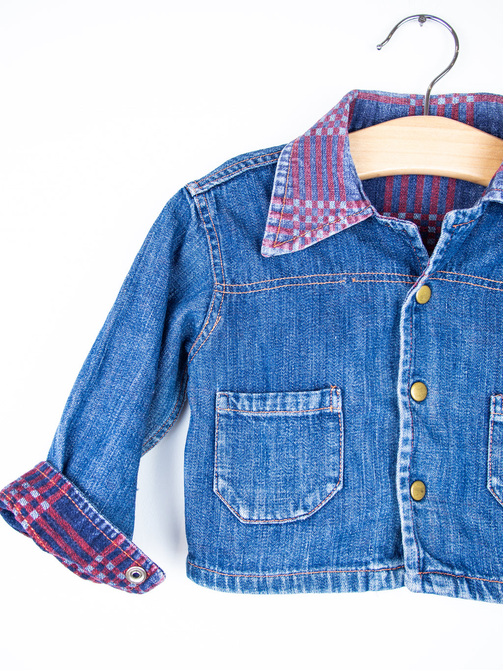 Vintage Denim Chore Jacket - Age 9 months