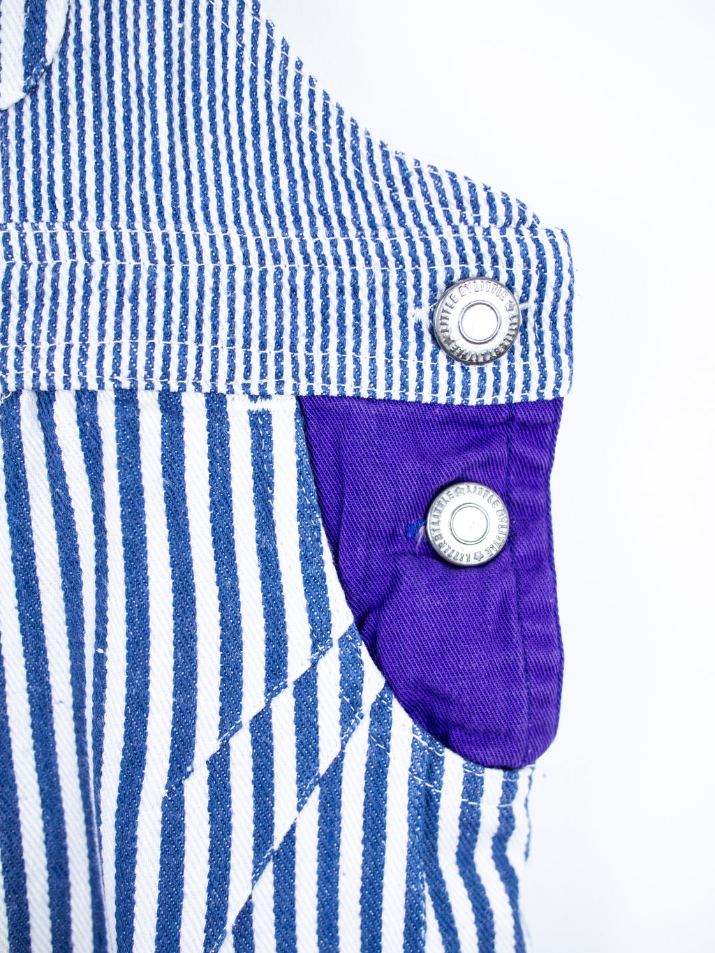 Vintage Stripe Colour Block Dungarees - Age 12 months