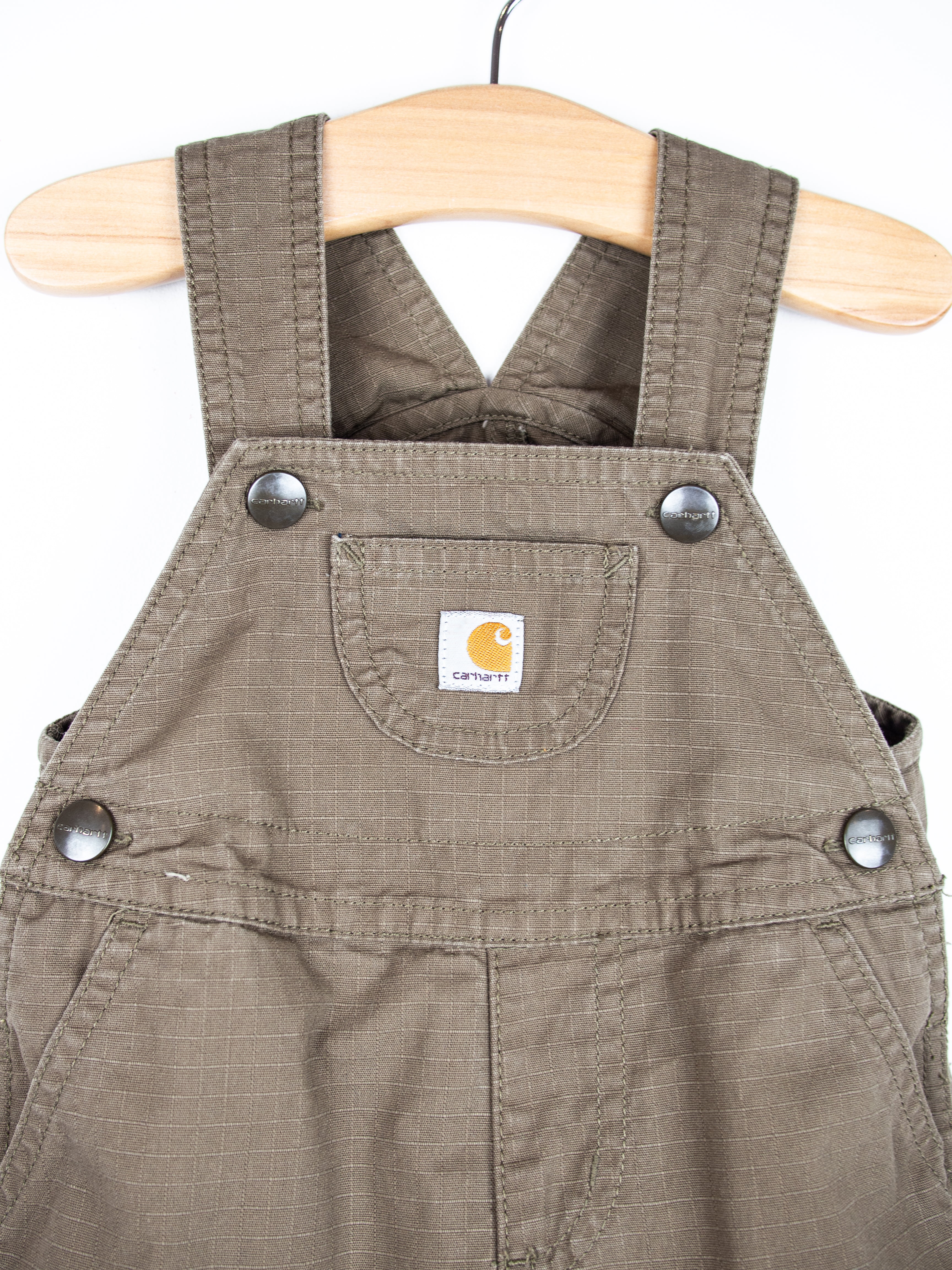 Carhartt Stone Canvas Dungarees - Age 12 months