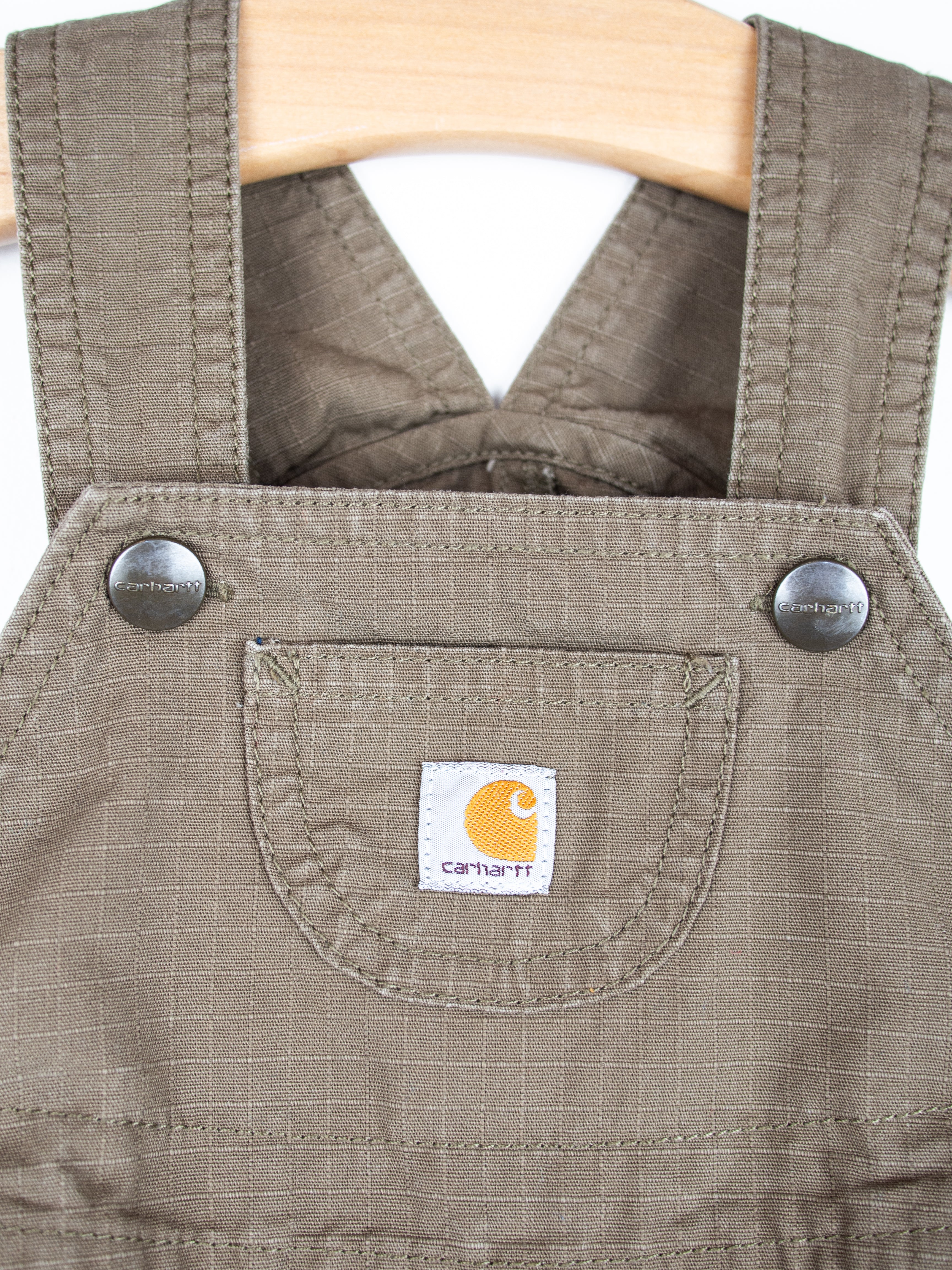 Carhartt Stone Canvas Dungarees - Age 12 months