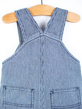 Load image into Gallery viewer, Carhartt Navy Hickory Stripe Dungaree Shorties - Age 12-18 months

