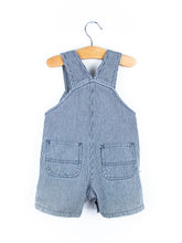 Load image into Gallery viewer, Carhartt Navy Hickory Stripe Dungaree Shorties - Age 12-18 months
