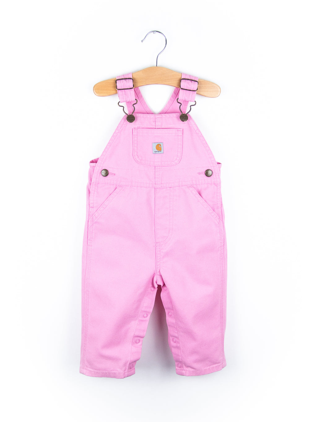 Carhartt Pink Canvas Dungarees