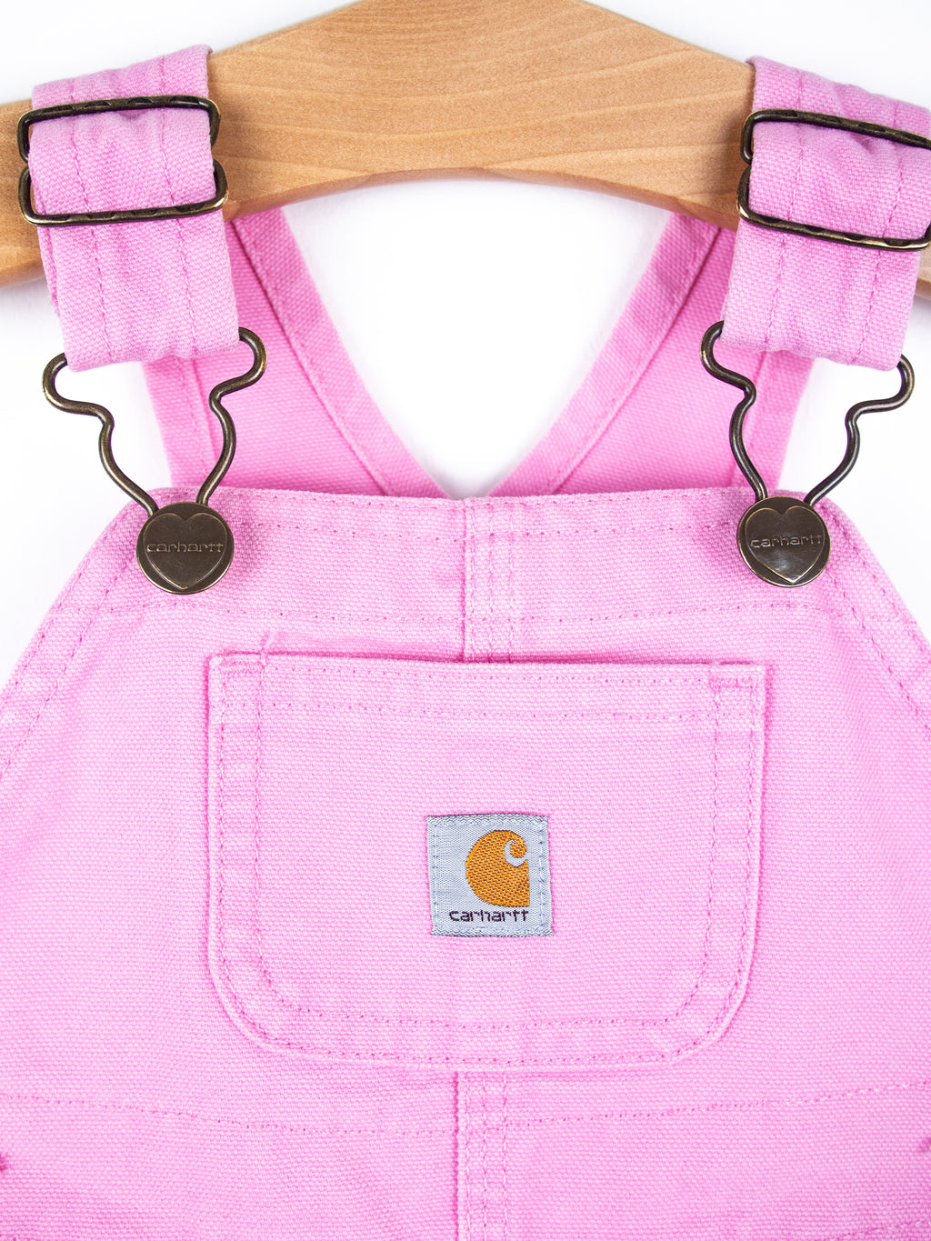Carhartt Pink Canvas Dungarees