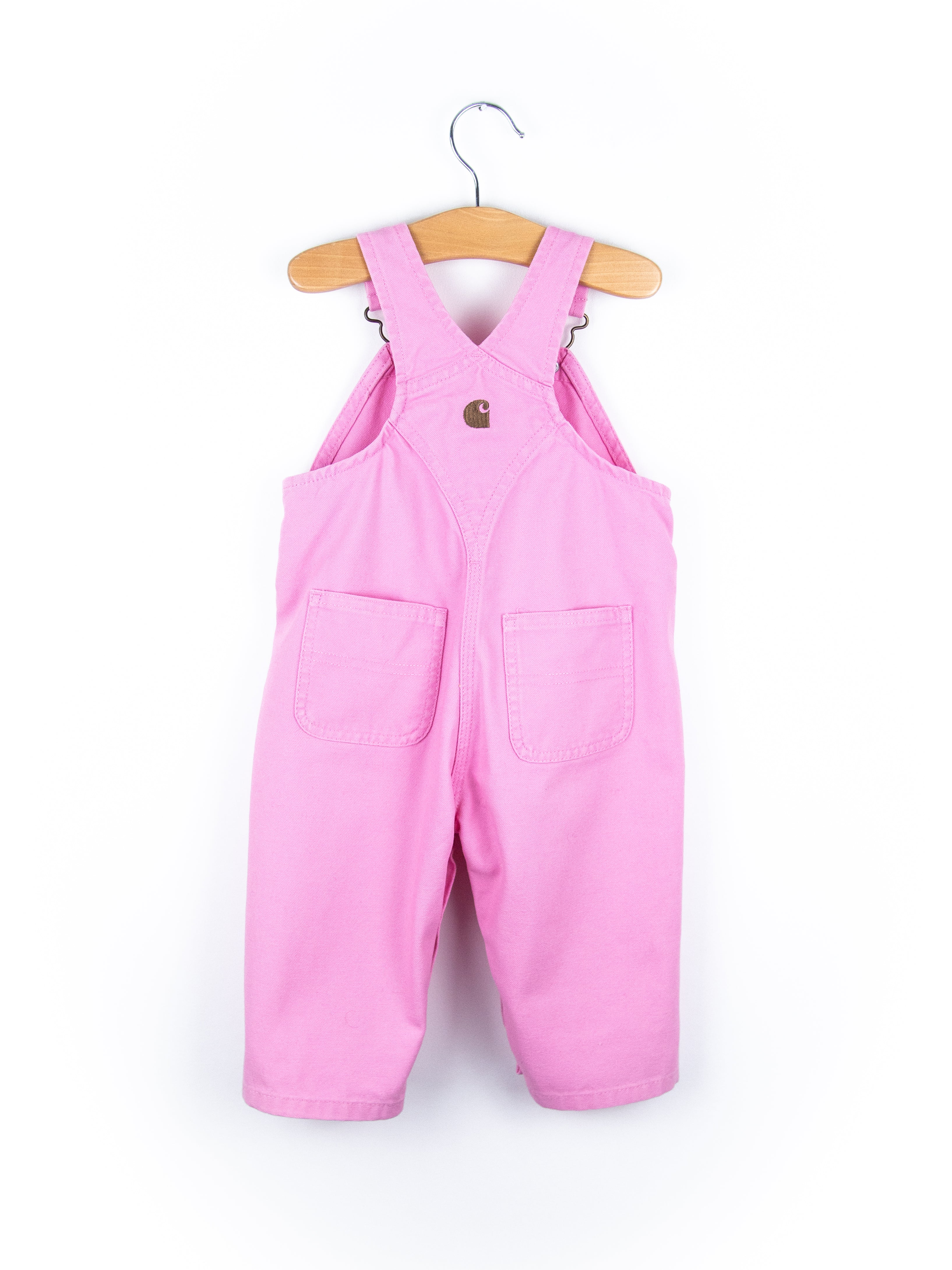 Carhartt Pink Canvas Dungarees