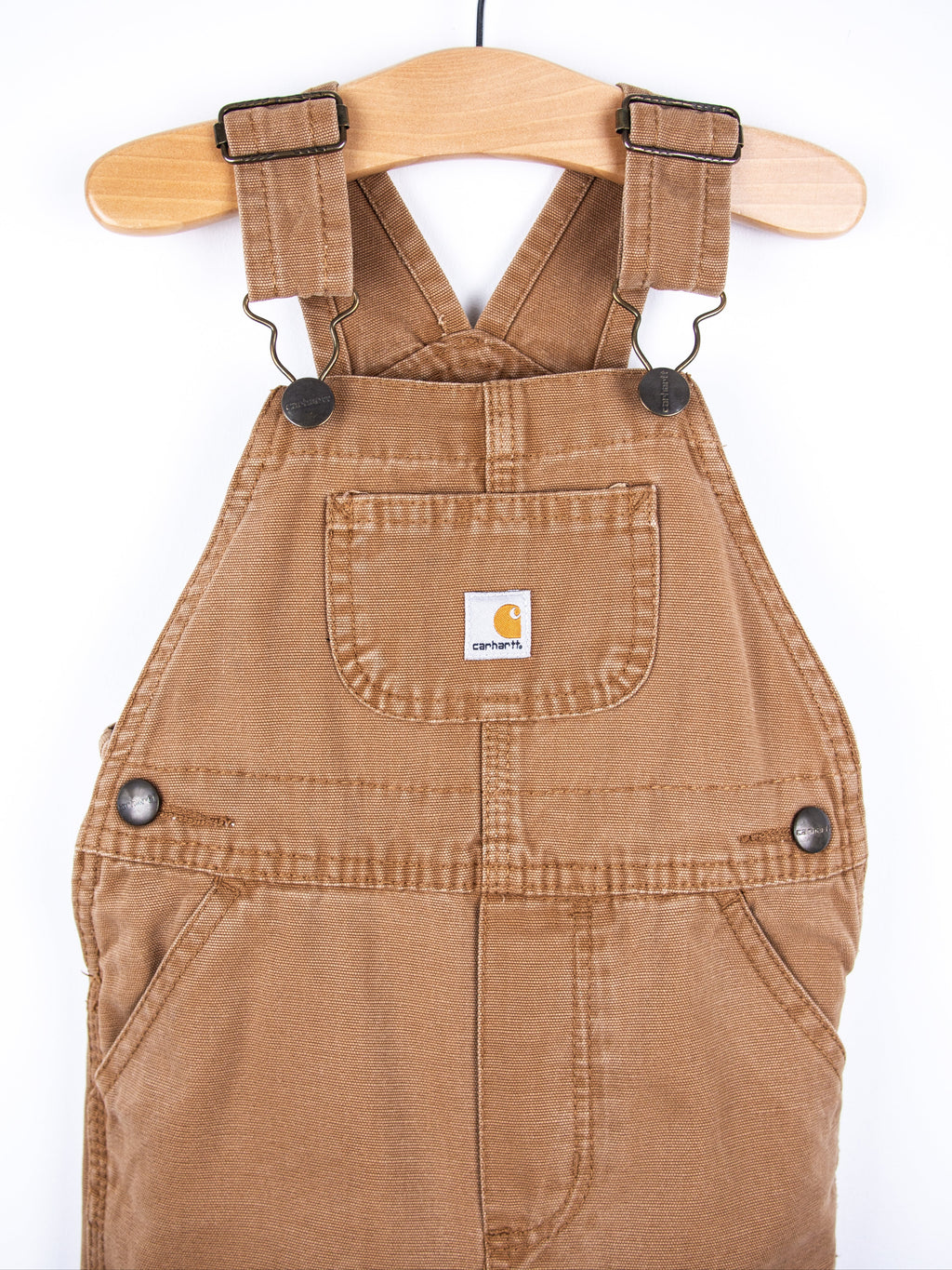 Carhartt Soft Brown Canvas Dungarees - Age 24 months