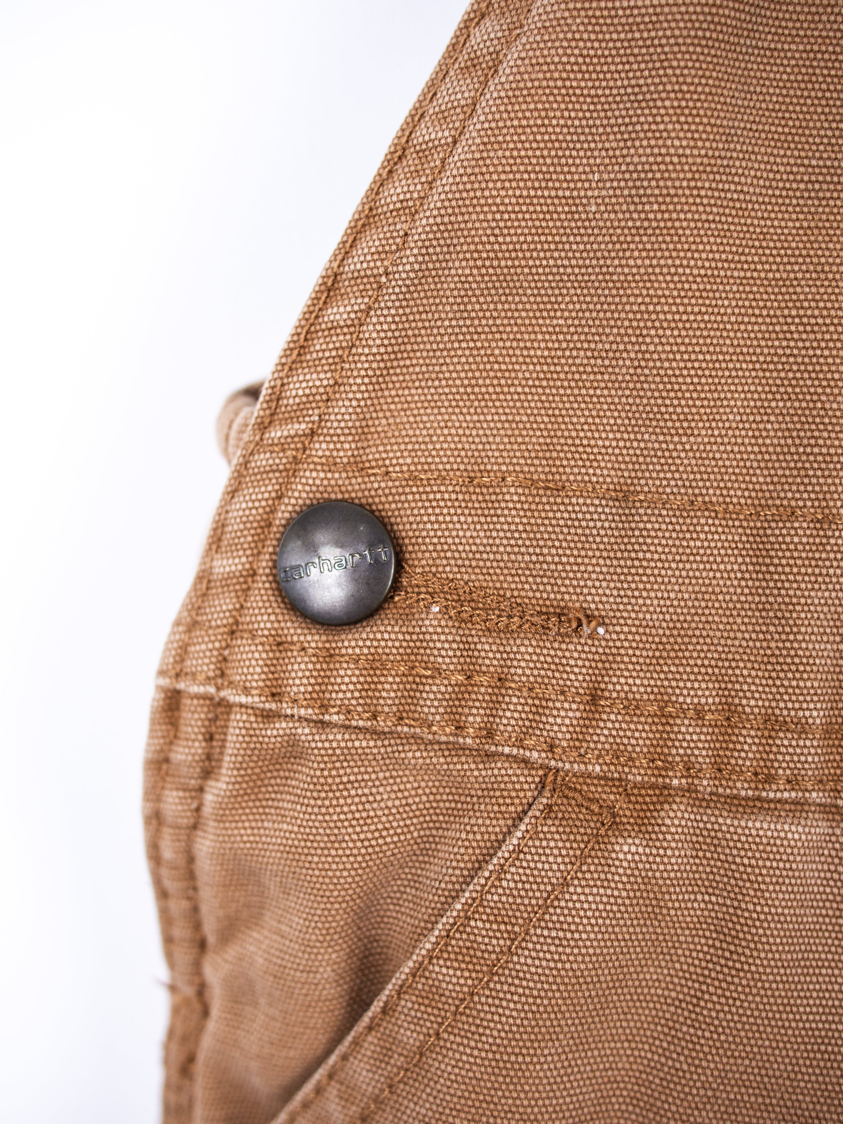 Carhartt Soft Brown Canvas Dungarees - Age 24 months