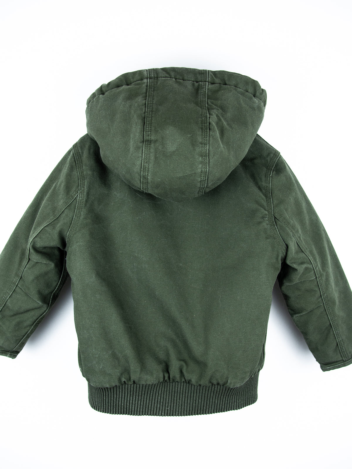 Carhartt Rare Forest Green Canvas Workwear Jacket - Age 12 months