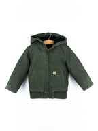 Carhartt Rare Forest Green Canvas Workwear Jacket - Age 12 months