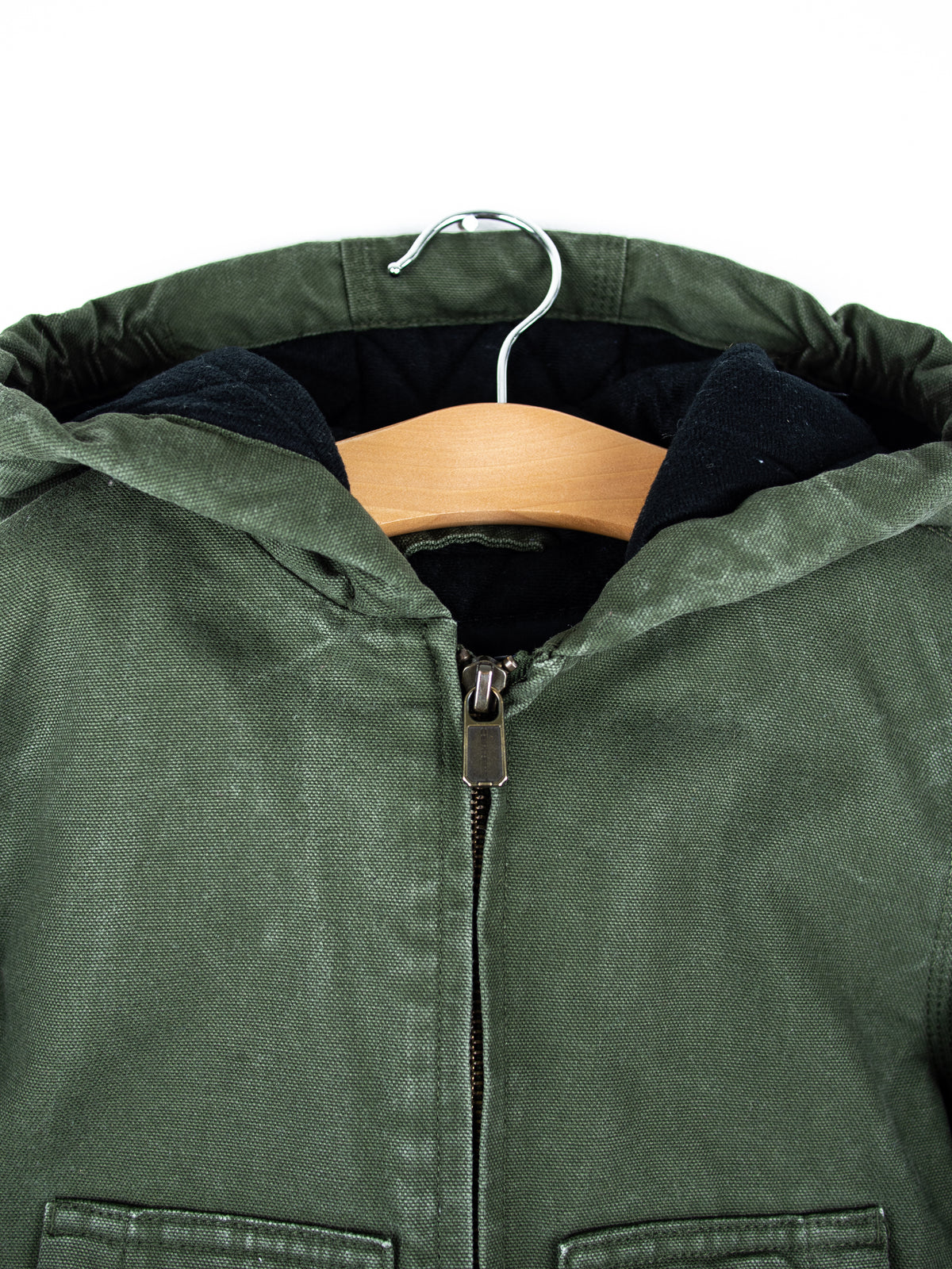 Carhartt Rare Forest Green Canvas Workwear Jacket - Age 12 months