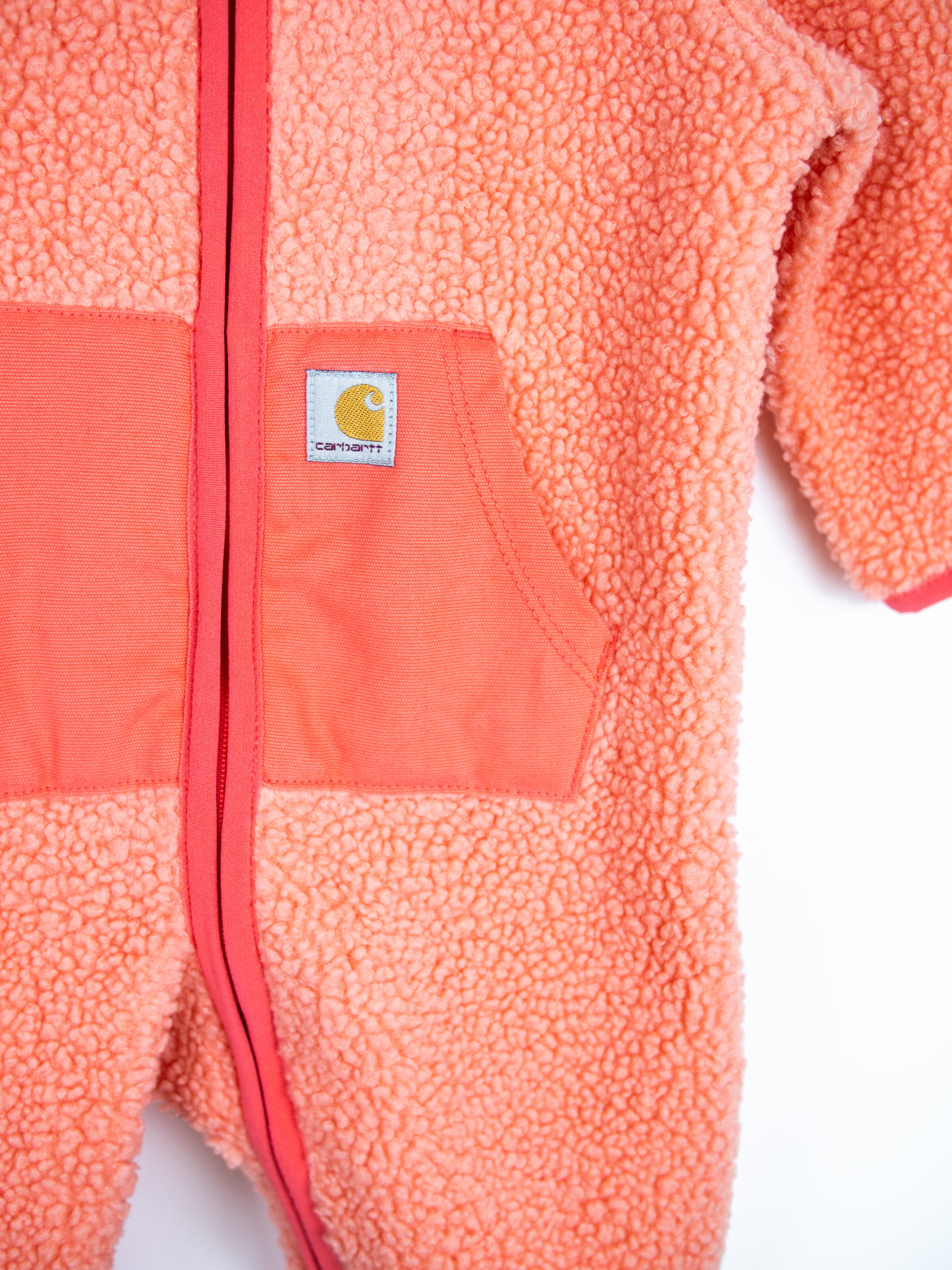 Carhartt Peach Teddy Fleece Snowsuit - NEW WITH TAGS - Age 6 months
