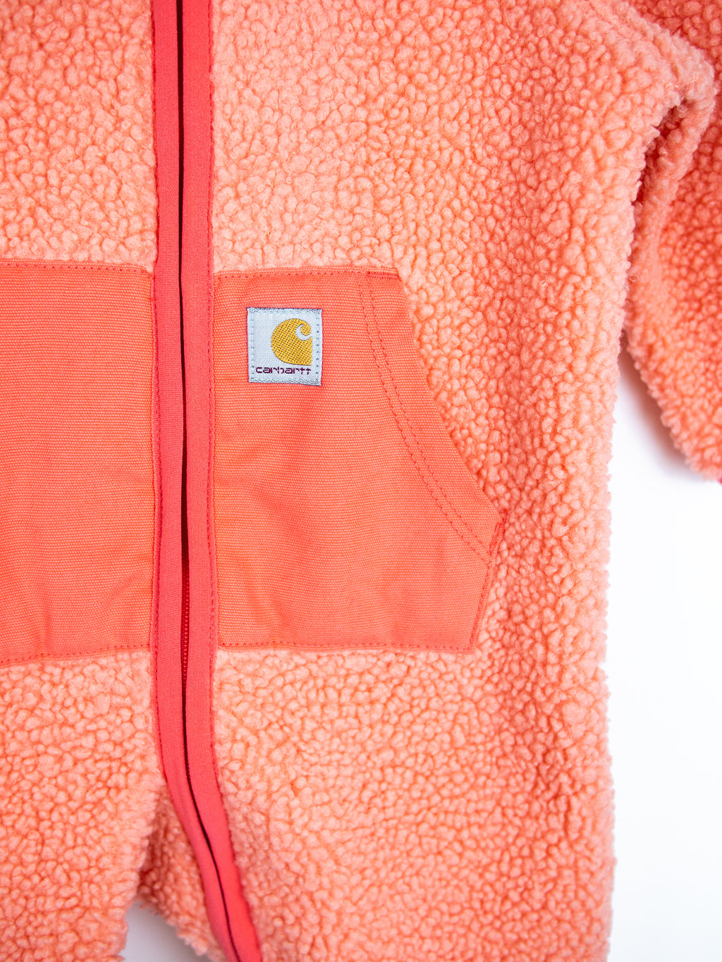 Carhartt Peach Teddy Fleece Snowsuit - Age 3-6 months