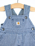 Carhartt Hickory Stripe Dungaree Shorties - Age 0-3 months