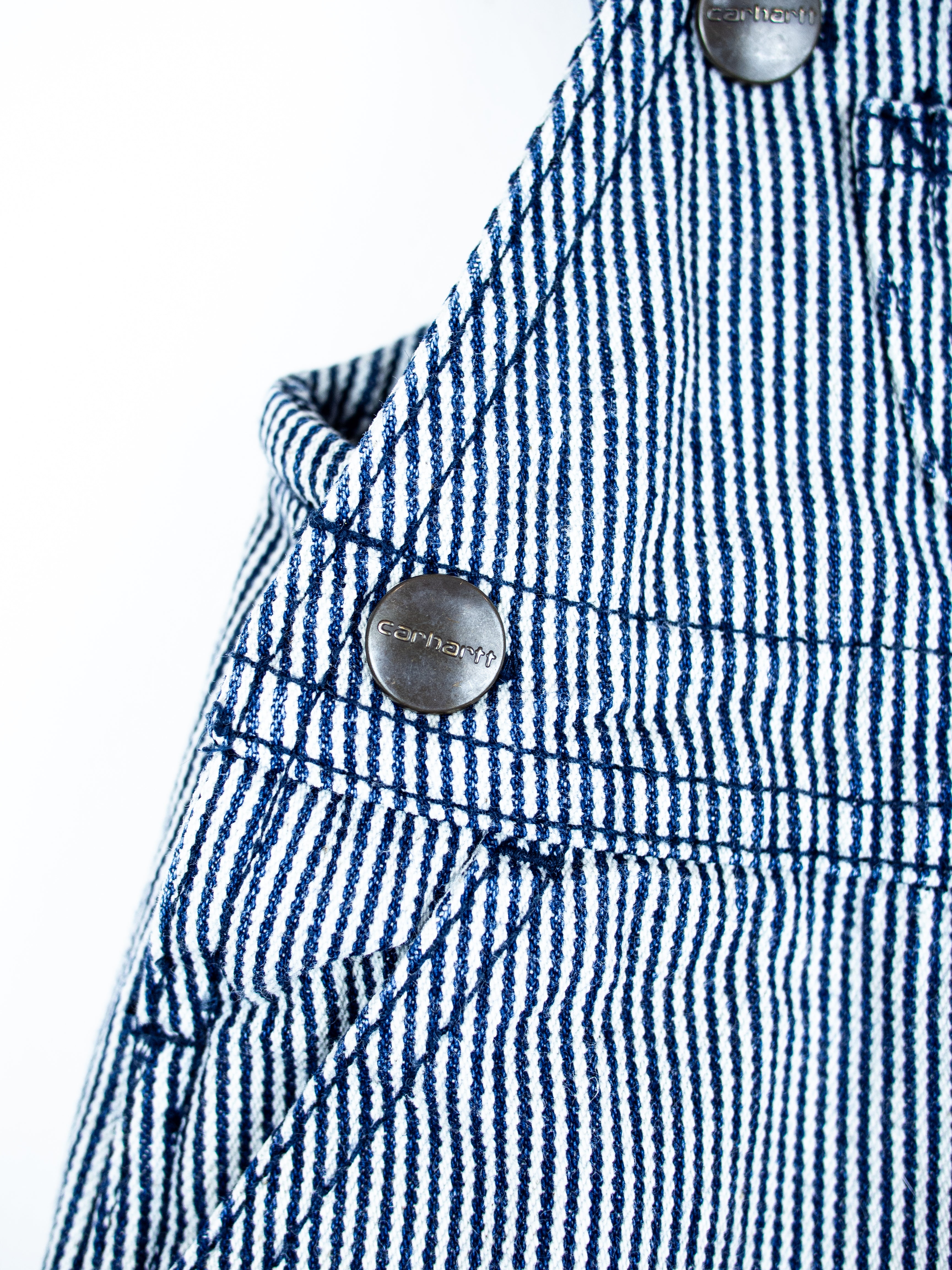 Carhartt Hickory Stripe Dungaree Shorties - Age 0-3 months