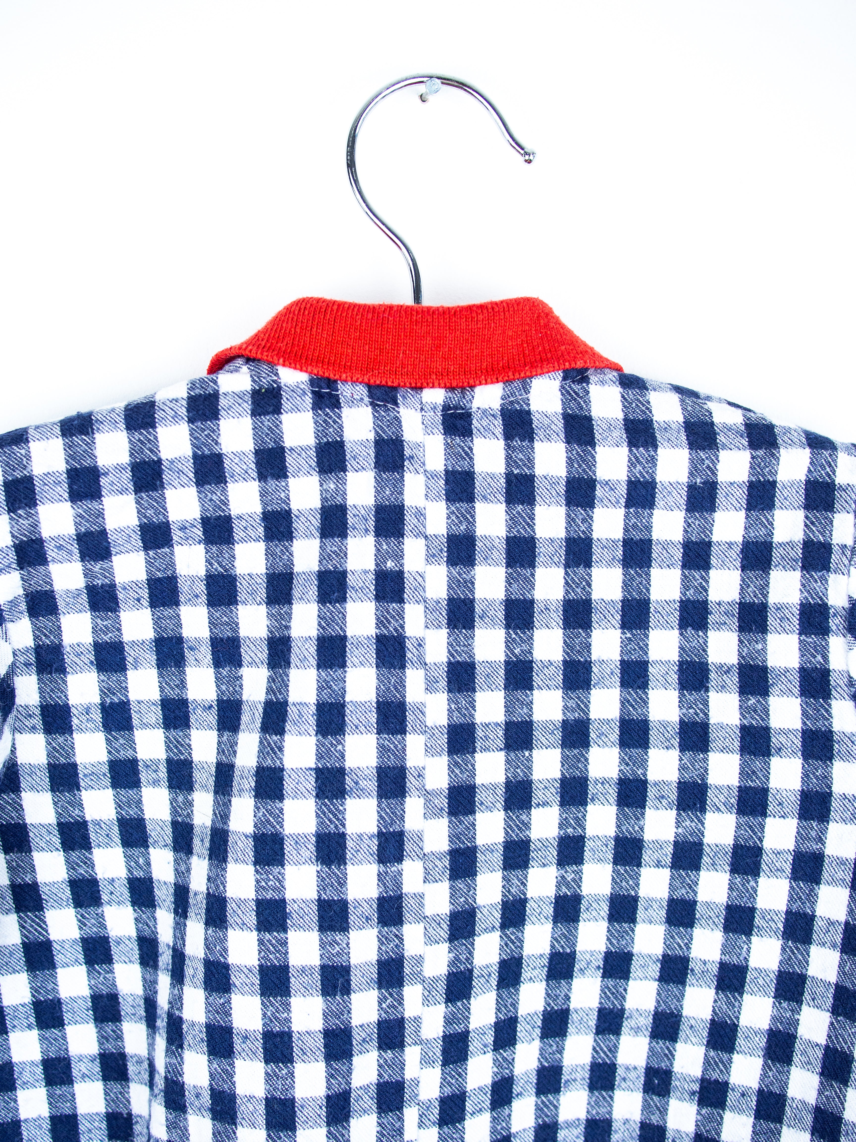 Vintage Gingham Puppy Boiler Suit - Age 3 months