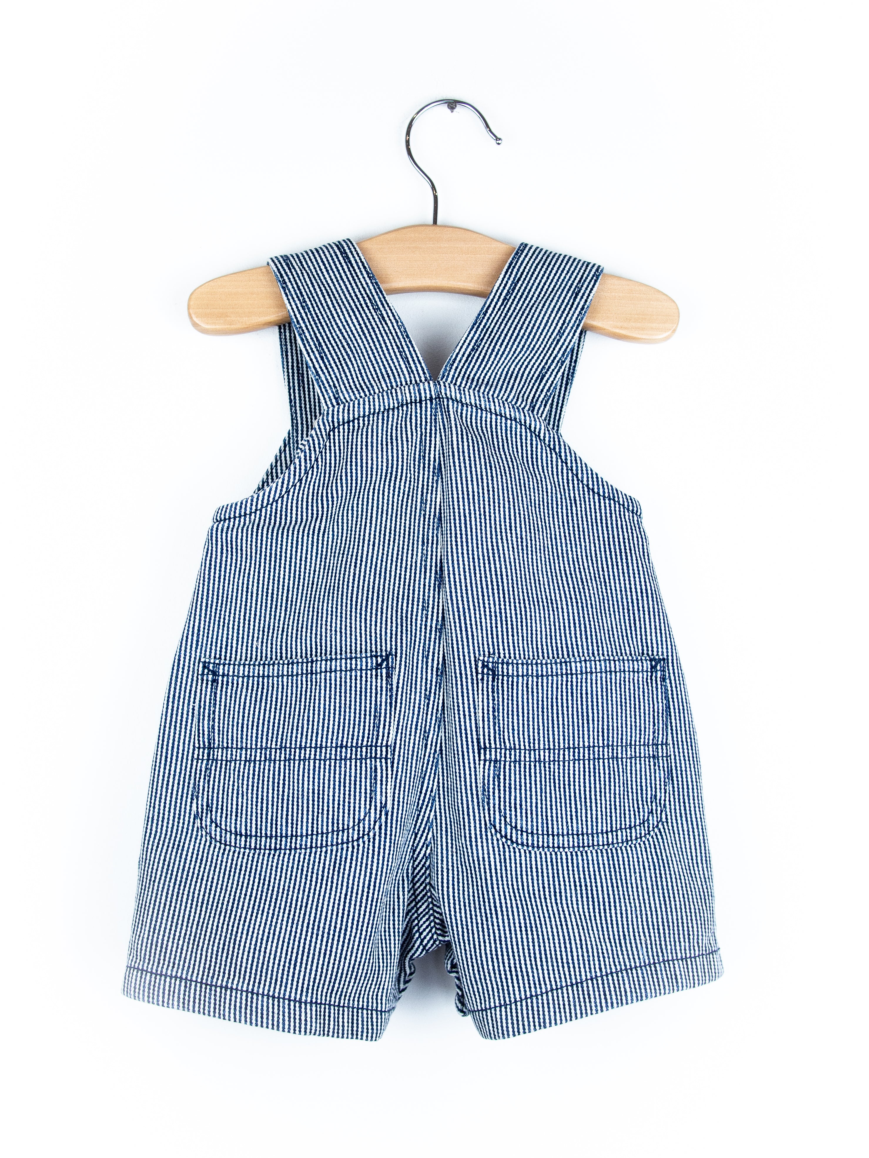 Carhartt Hickory Stripe Dungaree Shorties - Age 0-3 months