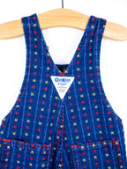Osh Kosh Vintage Denim Noughts & Crosses Dungarees - Age 3-6 months