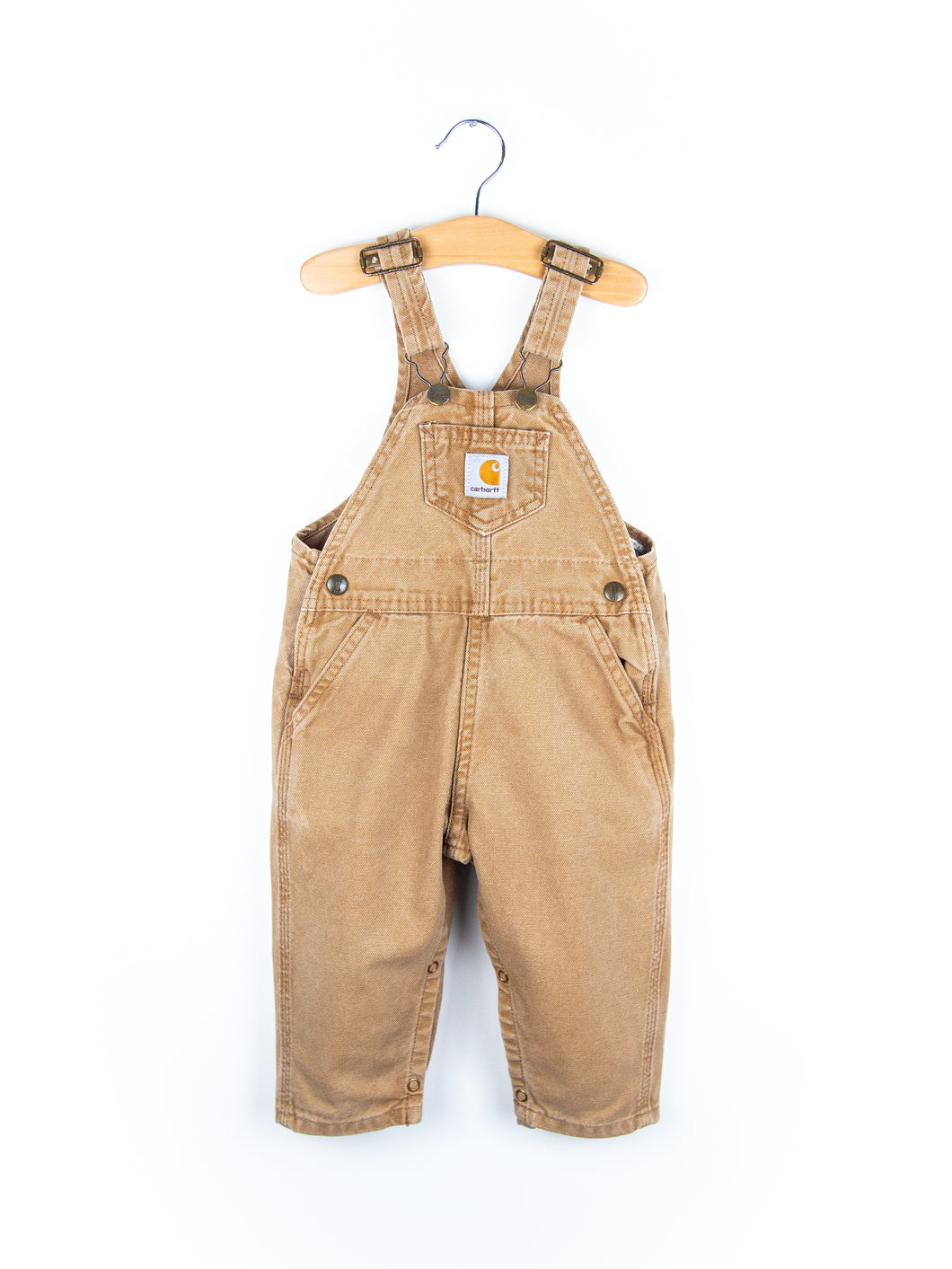 Carhartt Vintage Sand Canvas Dungarees - Age 18 months