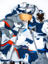 Load image into Gallery viewer, Patagonia Vintage Polar Bear Fleece Snowsuit / Sleep Bag - Age 3 months
