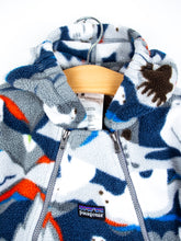 Load image into Gallery viewer, Patagonia Vintage Polar Bear Fleece Snowsuit / Sleep Bag - Age 3 months
