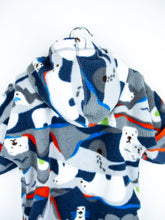 Load image into Gallery viewer, Patagonia Vintage Polar Bear Fleece Snowsuit / Sleep Bag - Age 3 months
