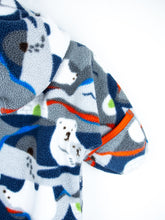 Load image into Gallery viewer, Patagonia Vintage Polar Bear Fleece Snowsuit / Sleep Bag - Age 3 months
