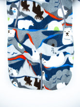 Load image into Gallery viewer, Patagonia Vintage Polar Bear Fleece Snowsuit / Sleep Bag - Age 3 months
