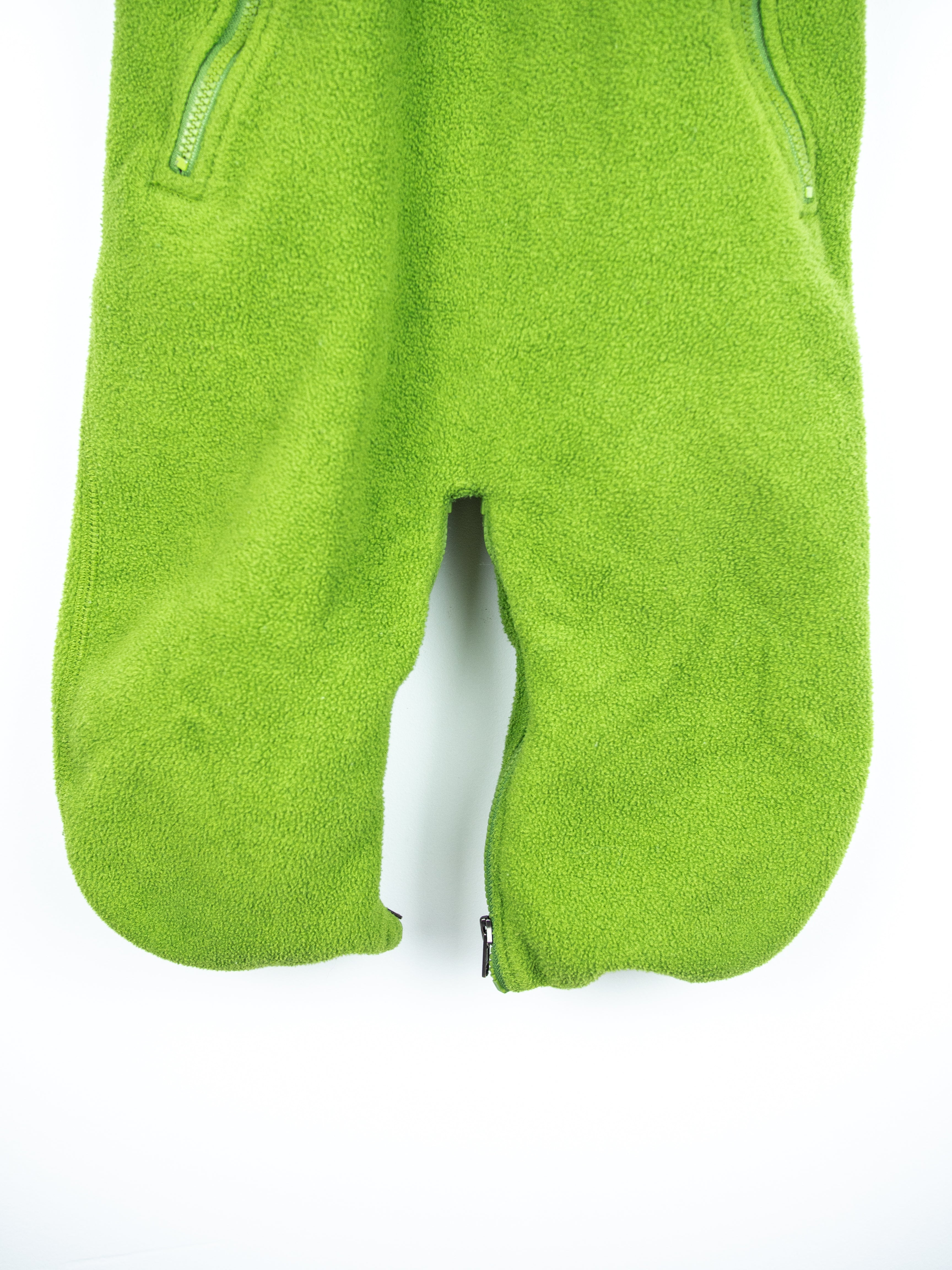 Patagonia Vintage Green Fleece Snowsuit/Sleep Bag - Age 6 months