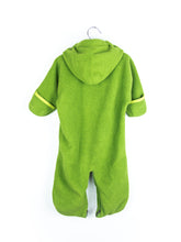 Load image into Gallery viewer, Patagonia Vintage Green Fleece Snowsuit/Sleep Bag - Age 6 months
