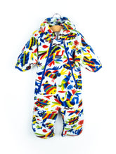 Load image into Gallery viewer, Patagonia Vintage Colourful Bird Fleece Snowsuit / Sleep Bag - Age 6 months

