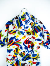 Load image into Gallery viewer, Patagonia Vintage Colourful Bird Fleece Snowsuit / Sleep Bag - Age 6 months
