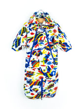 Load image into Gallery viewer, Patagonia Vintage Colourful Bird Fleece Snowsuit / Sleep Bag - Age 6 months
