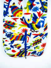 Load image into Gallery viewer, Patagonia Vintage Colourful Bird Fleece Snowsuit / Sleep Bag - Age 6 months
