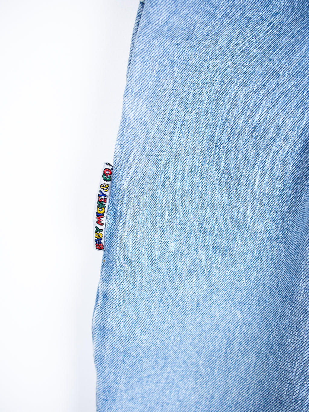 Vintage Disney Denim Mickey Mouse Dungarees - Age 18 months