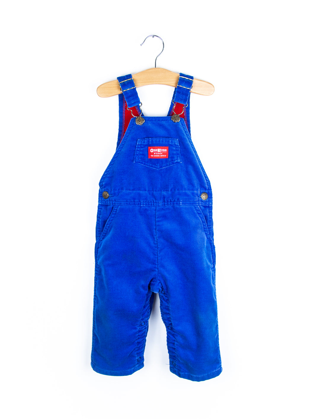 Osh Kosh Cobalt Cord Dungarees - Age 18 months